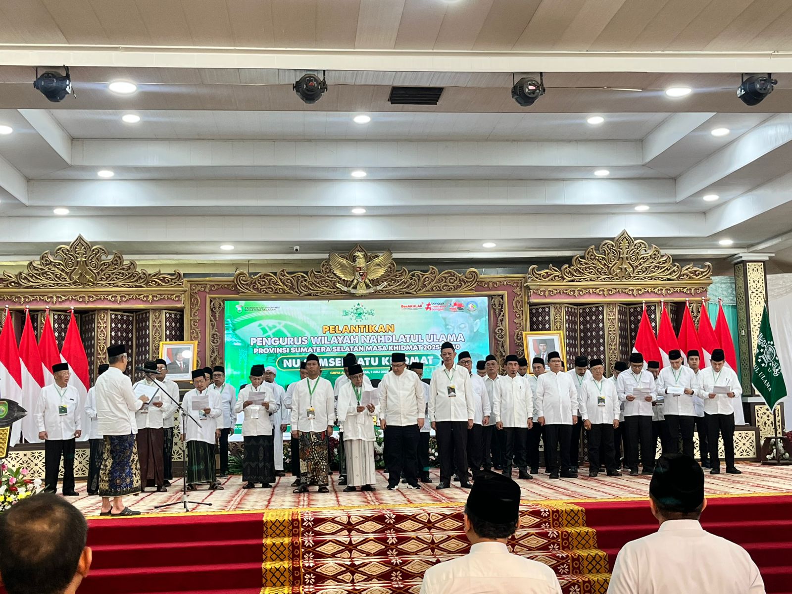 PWNU Sumsel Masa Khidmat 2025–2030 Dilantik: Menyatukan Langkah untuk Umat, Bangsa, dan Peradaban
